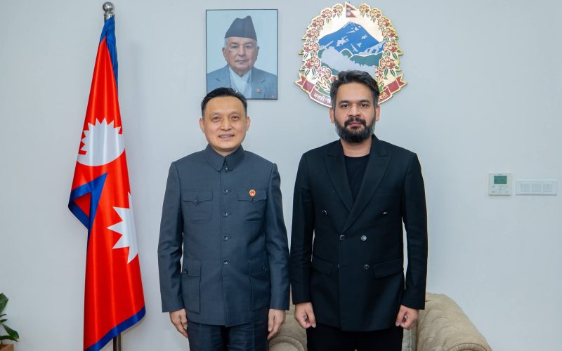 नेपालको कूटनीतिक सक्रियता: प्रधानमन्त्री शाहद्वारा एकै दिन चिनियाँ र भारतीय राजदूतसँग भेटवार्ता