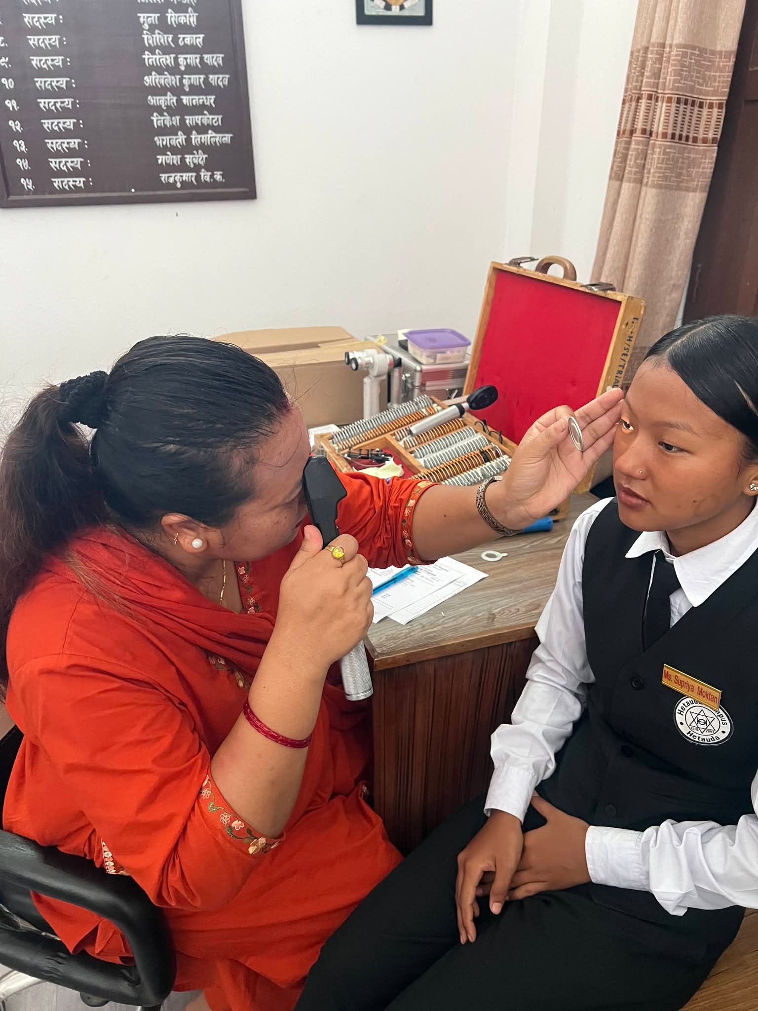 स्ववियु हेटौंडा क्याम्पसको आयोजनामा निःशुल्क आँखा शिविर: १९० विद्यार्थीले लिए प्रत्यक्ष सेवा